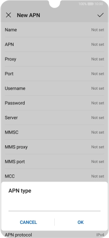 Key in mms and press OK.