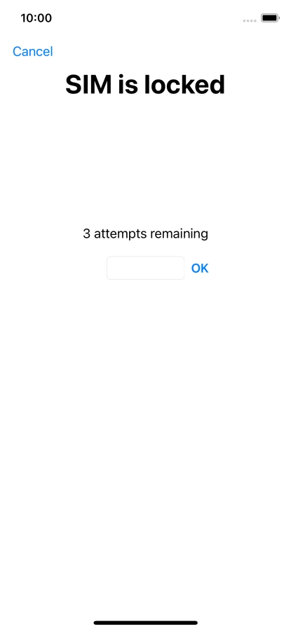 If your SIM is locked, key in your PIN and press OK.