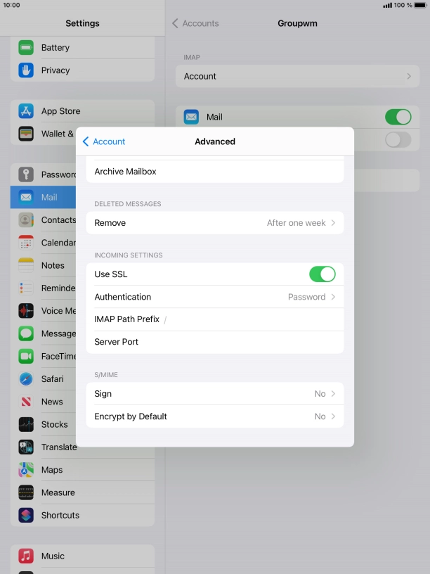 Press the indicator next to Press the indicator next to