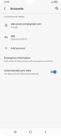 Press the Home key to return to the home screen. Press the Home key to return to the home screen.