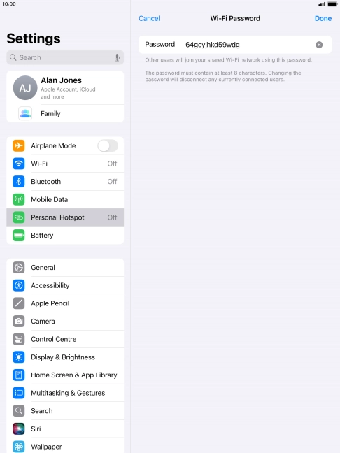 Press Done. Press Done.