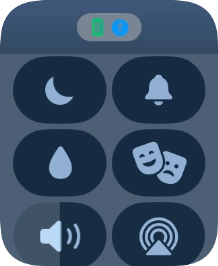 Press the Do Not Disturb icon to turn the function on or off. Press the Do Not Disturb icon to turn the function on or off.