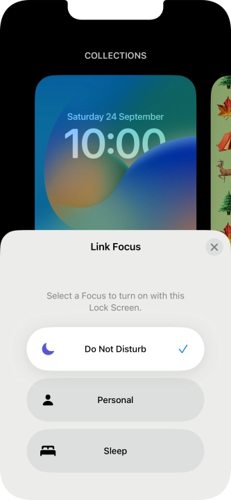 Press the close icon.