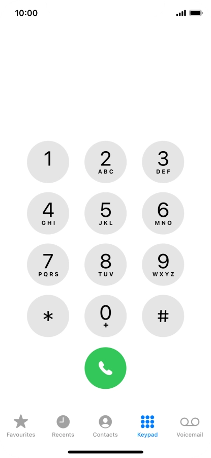 Press Keypad.