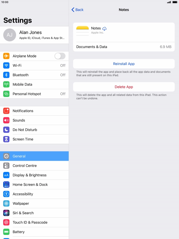 Press the Home key to return to the home screen.