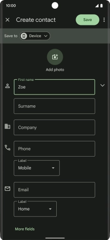 Press Surname and key in the required last name.