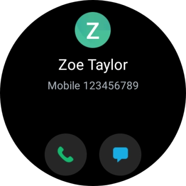 Press the call icon.