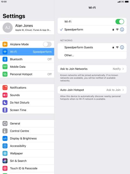 Press the Home key to return to the home screen.