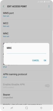 Key in 03 and press OK. Key in 03 and press OK.