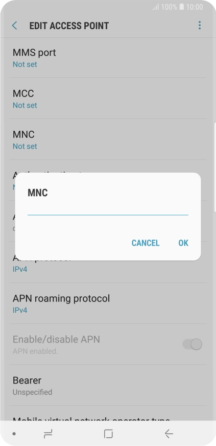 Key in 03 and press OK. Key in 03 and press OK.