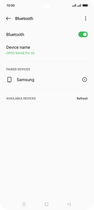Press the Home key to return to the home screen.