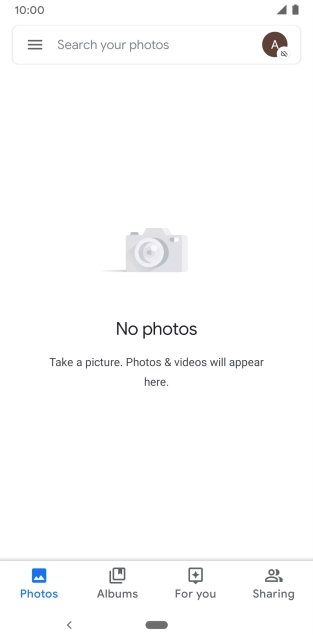 Press Albums and go to the required folder.