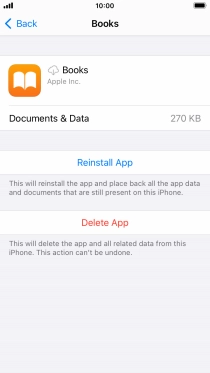 Press the Home key to return to the home screen.