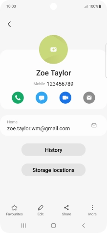 Press the call icon.