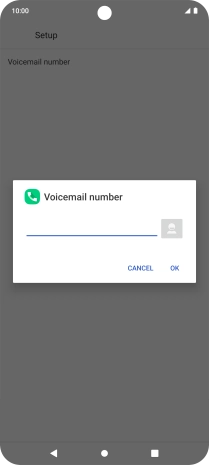 Key in +61414121121 and press OK.