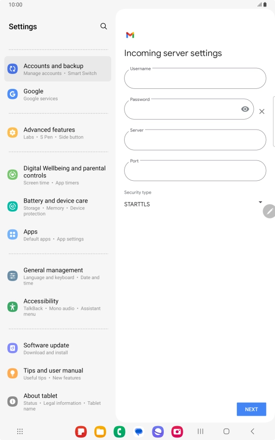 Press the field below Press the field below