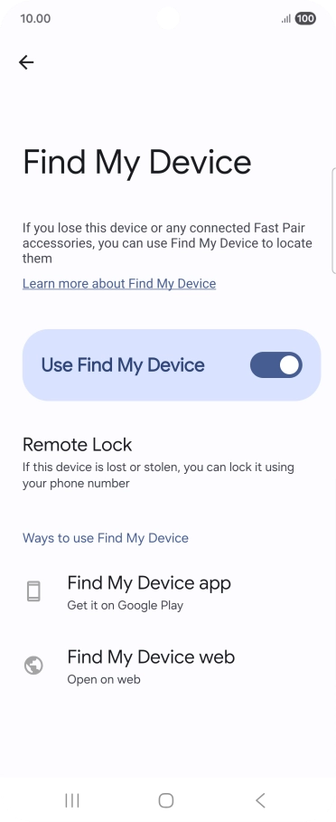 Press the Home key to return to the home screen. Press the Home key to return to the home screen.