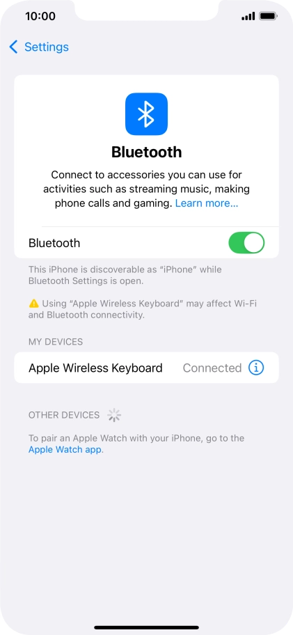 Slide your finger upwards starting from the bottom of the screen to return to the home screen.