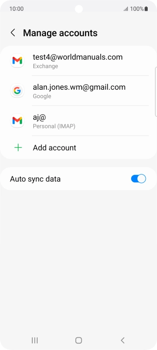 Press the Home key to return to the home screen.