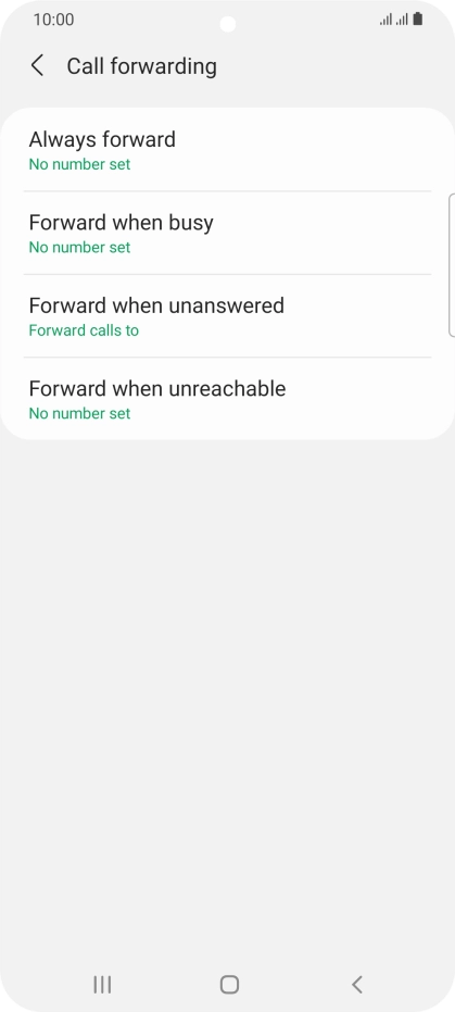 Press the Home key to return to the home screen.