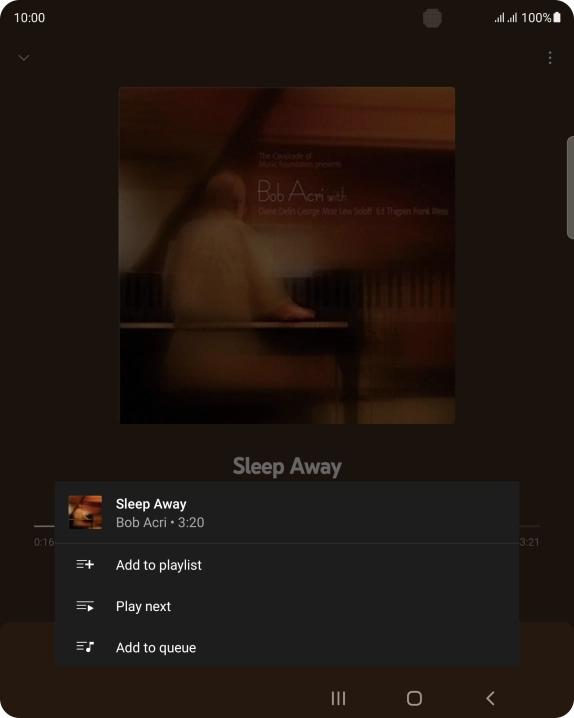 Press Add to playlist.