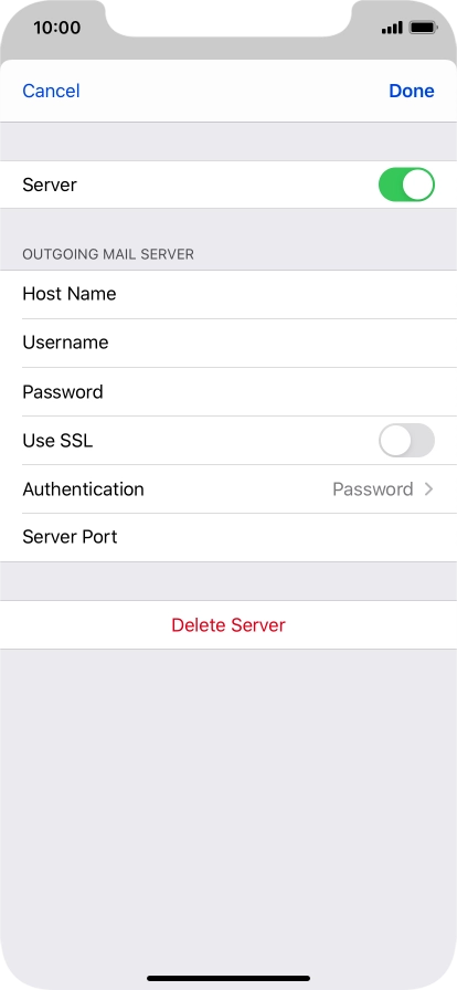 Press Authentication.