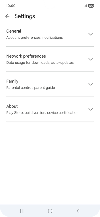 Press Network preferences.
