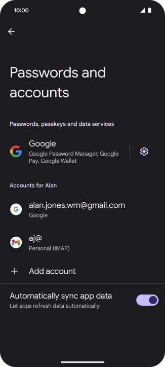 Slide your finger upwards starting from the bottom of the screen to return to the home screen.