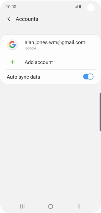 Press the Home key to return to the home screen.