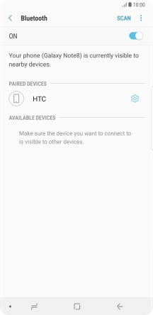 Press the Home key to return to the home screen.