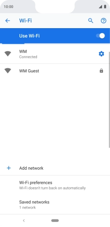 Press the Home key to return to the home screen.