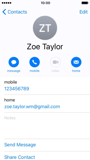 Press the required number.