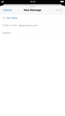 Press Subject and key in the required subject.