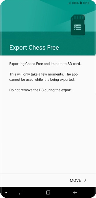 Press MOVE.