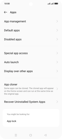 Press App management. Press App management.