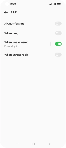 Press the Home key to return to the home screen.
