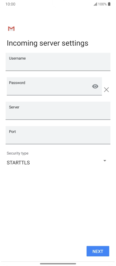 Press the field below 