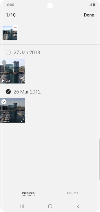 Press Done. Press Done.