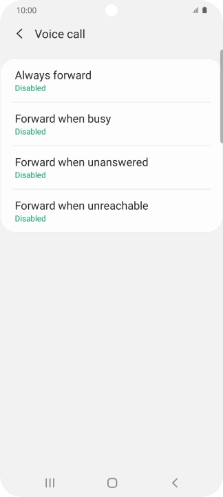 Press the Home key to return to the home screen.