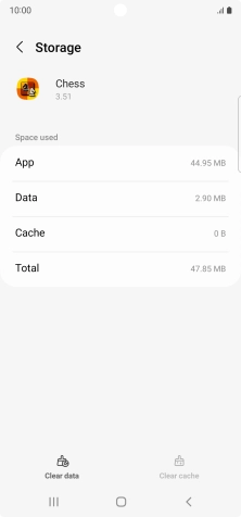 Press the Home key to return to the home screen.