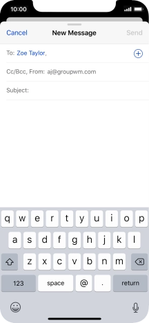 Press the field next to 