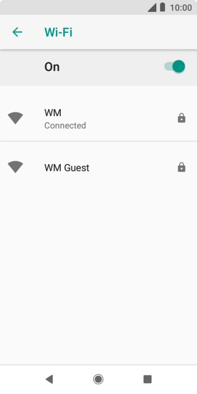 Press the Home key to return to the home screen.