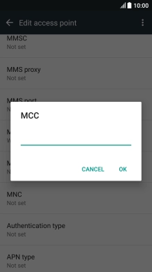 Key in 505 and press OK.