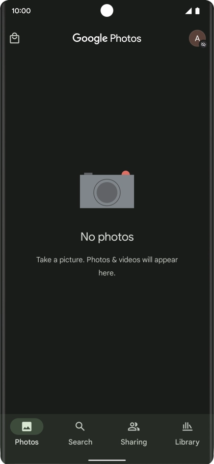 Press Library and go to the required folder.