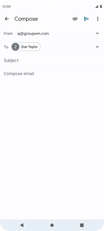 Press Subject and key in the required subject.