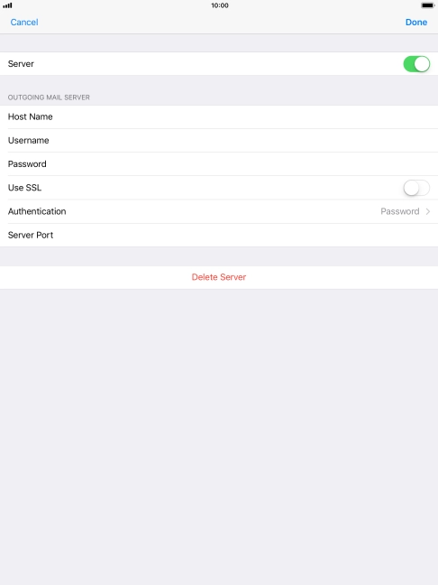 Press Authentication.