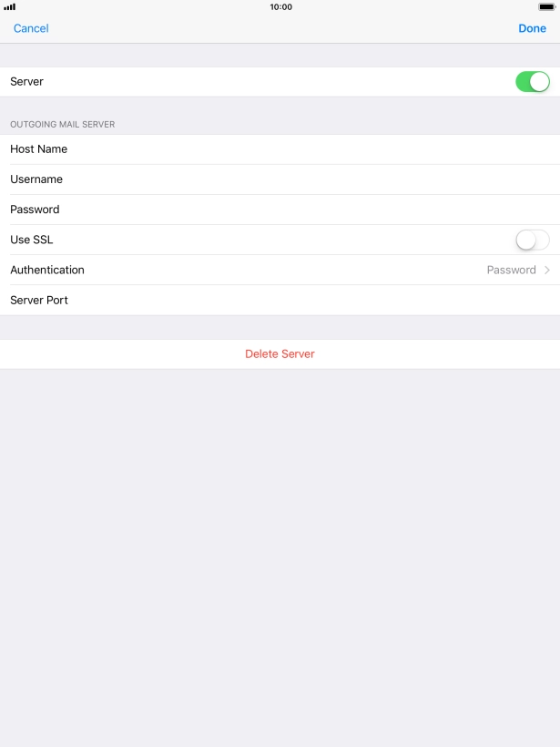 Press Authentication.