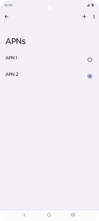 Press the Home key to return to the home screen.