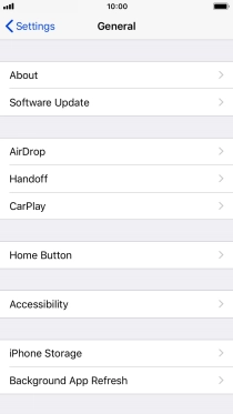 Press Software Update. If a new software version is available, it's displayed. Follow the instructions on the screen to update the phone software.