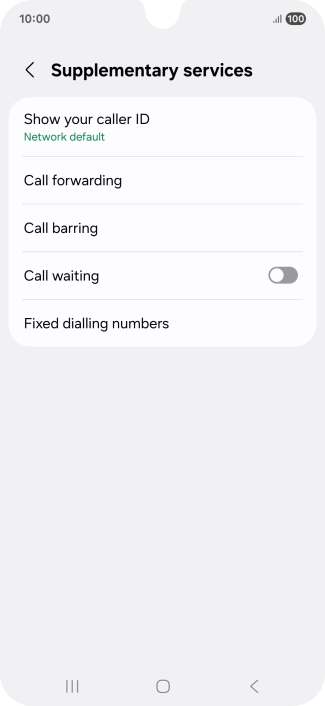 Press Show your caller ID.